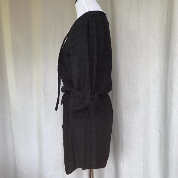 Lou & Grey 100% Cotton Roll-tab Sleeve Dress Sz XS (Fits Sz 6 Perfectly) - Picture 3 of 7